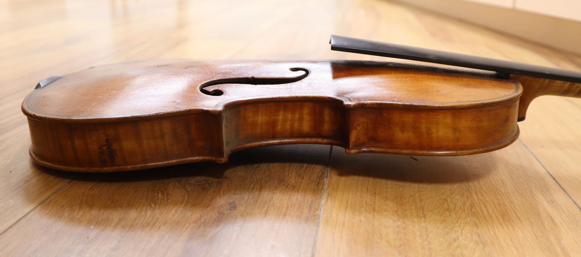 A 19th century violin in case
